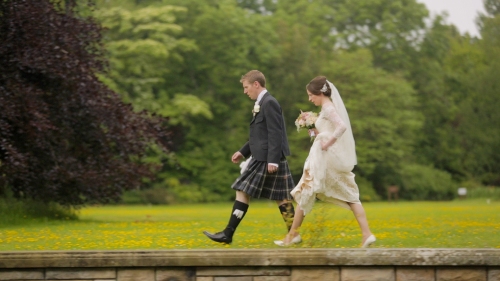 Carberry Tower Wedding Video-37