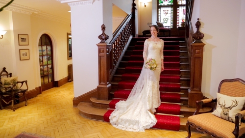 Carberry Tower Wedding Video-44